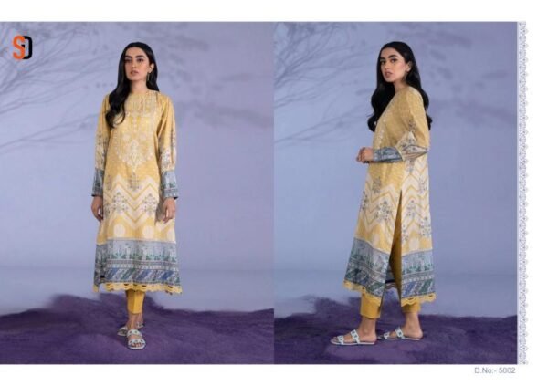 SHRADDHA DESIGNER MAHGUL VOL 5 SERIAL 5001 TO 5002 PAKISTANI SUITS - Image 4