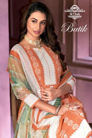 SKT SUITS BATIK PURE COTTON DIGITAL PRINTED SUITS CATALOGUE