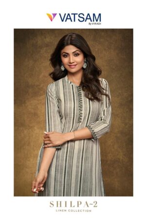 VIRADI SHILPA VOL 2 LINEN DIGITAL PRINTED KURTIS WHOLESALE ONLINE