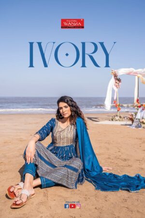 WANNA IVORY READYMADE KURTI PANT WITH DUPATTA CATALOGUE