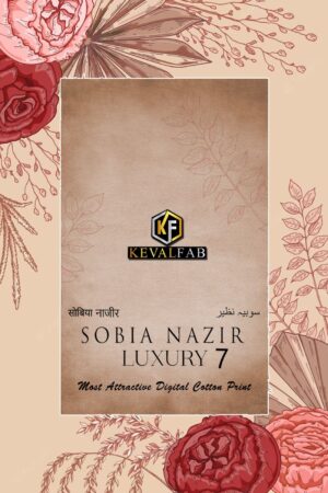 KEVAL FAB SOBIYA NAZIR 7 PAKISTANI KARACHI SUITS CATALOGUE