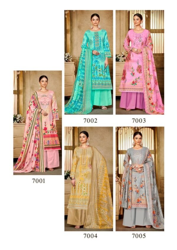 YASHIKA TRENDS ZULFFAT VOL 7 LAWN PRINTED WHOLESALE SUITS SURAT - Image 12