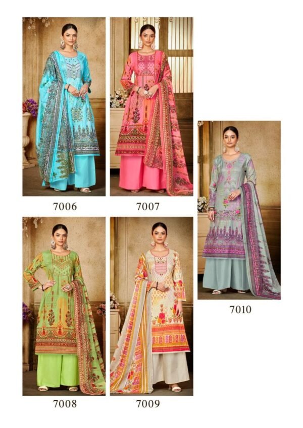 YASHIKA TRENDS ZULFFAT VOL 7 LAWN PRINTED WHOLESALE SUITS SURAT
