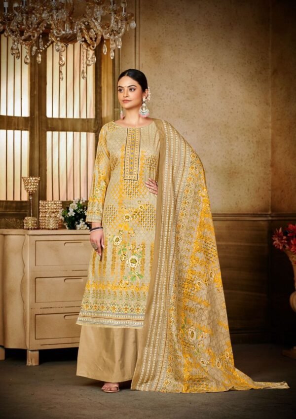 YASHIKA TRENDS ZULFFAT VOL 7 LAWN PRINTED WHOLESALE SUITS SURAT - Image 5