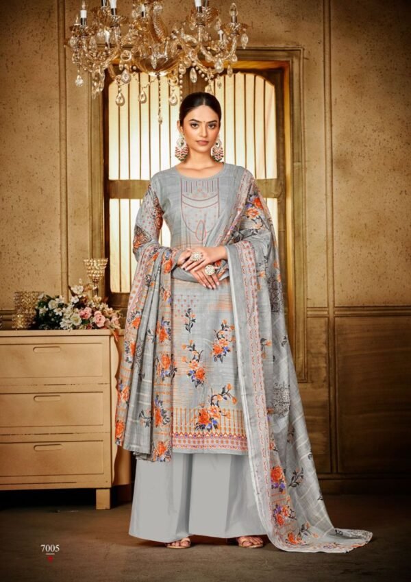 YASHIKA TRENDS ZULFFAT VOL 7 LAWN PRINTED WHOLESALE SUITS SURAT - Image 6
