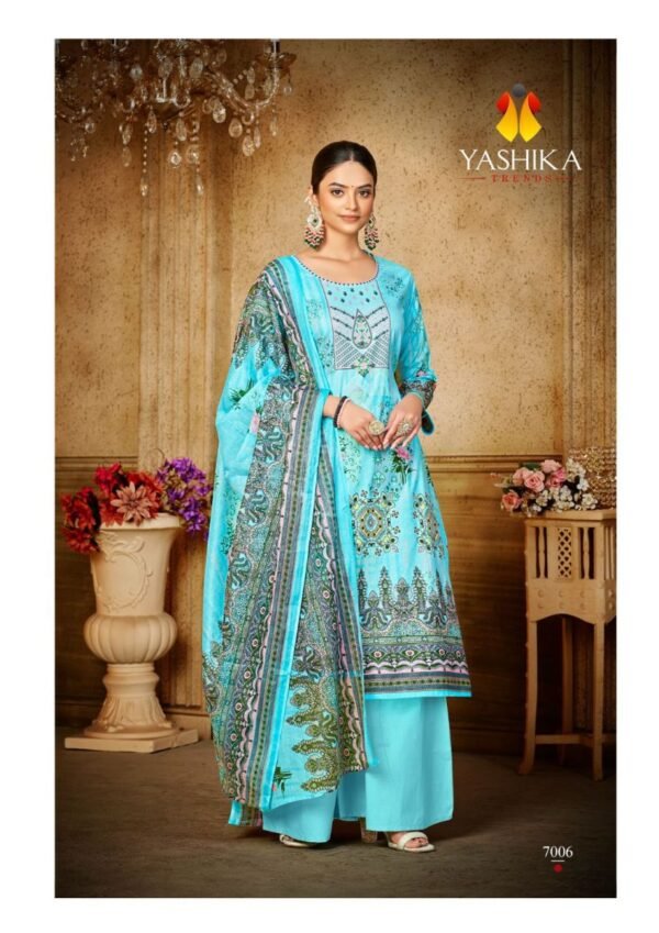 YASHIKA TRENDS ZULFFAT VOL 7 LAWN PRINTED WHOLESALE SUITS SURAT - Image 7
