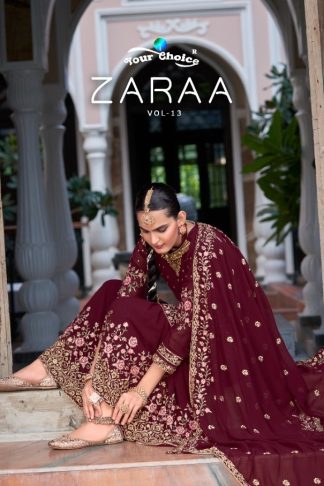 YOUR CHOICE ZARAA VOL 13 WHOLESALE SALWAR KAMEEZ WITH PRICE