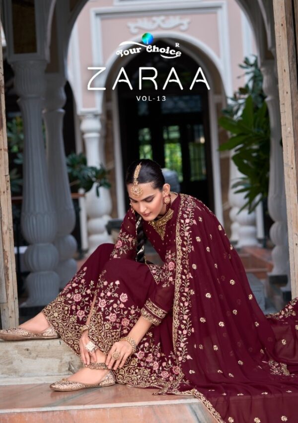 YOUR CHOICE ZARAA VOL 13 WHOLESALE SALWAR KAMEEZ WITH PRICE