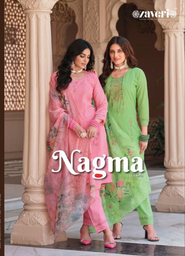 ZAVERI NAGMA VOL 2 COTTON WHOLESALE SALWAR KAMEEZ INDIA