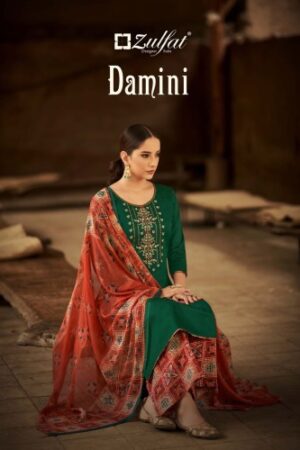 ZULFAT DAMINI JAM COTTON EMBROIDERY SALWAR SUITS WHOLESALE