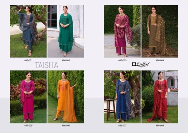 ZULFAT TAISHA VISCOSE RAYON DIGITAL PRINT SALWAR SUITS WHOLESALE