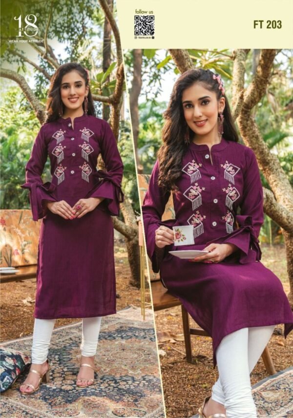 18 ATTITUDE FOREVER VOL 2 WHOLESALE CATALOGUE SUITS SURAT - Image 5