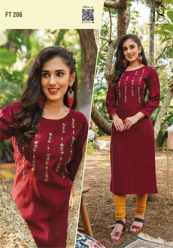 18 ATTITUDE FOREVER VOL 2 WHOLESALE CATALOGUE SUITS SURAT - Image 2