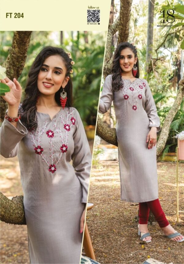 18 ATTITUDE FOREVER VOL 2 WHOLESALE CATALOGUE SUITS SURAT - Image 4