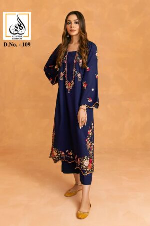 AL HUDA FASHION 109 READYMADE PAKISTANI KURTI CATALOGUE