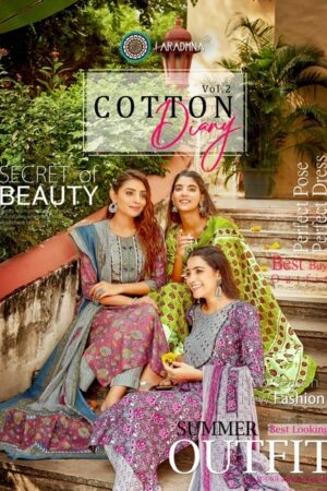 ARADHNA COTTON DIARY VOL 2 READYMADE WHOLESALE KURTI ONLINE