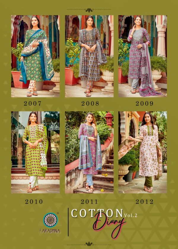 ARADHNA COTTON DIARY VOL 2 READYMADE WHOLESALE KURTI ONLINE