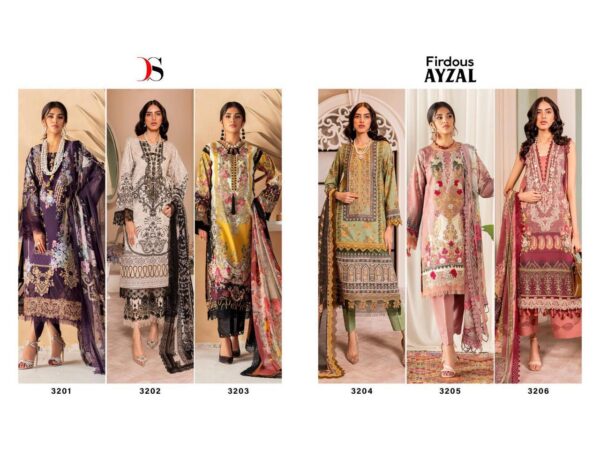 DEEPSY SUITS FIRDOUS AYZAL COTTON SUITS MANUFACTURER