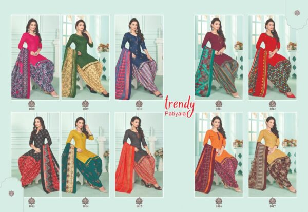 GANESHA TRENDY PATIYALA COTTON PRINTED READYMADE SUITS WHOLESALE