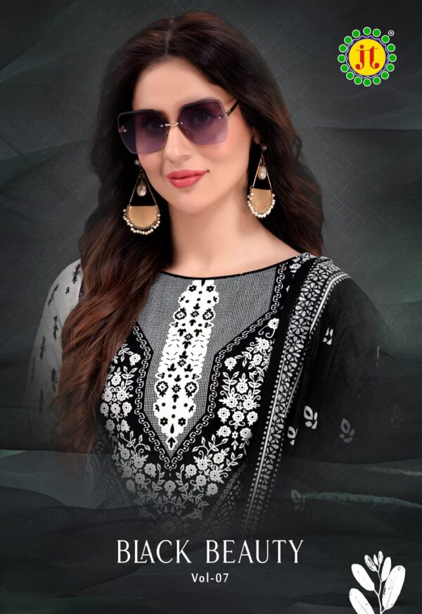 JT BLACK BEAUTY VOL 7 COTTON PRINT LATEST SALWAR SUITS SUPPLIER