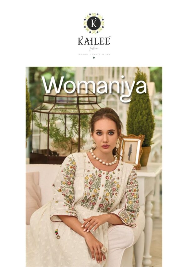 KAILEE FASHION WOMANIYA DOBI GOWN STYLE KURTI ONLINE SUPPLIER