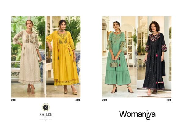 KAILEE FASHION WOMANIYA DOBI GOWN STYLE KURTI ONLINE SUPPLIER