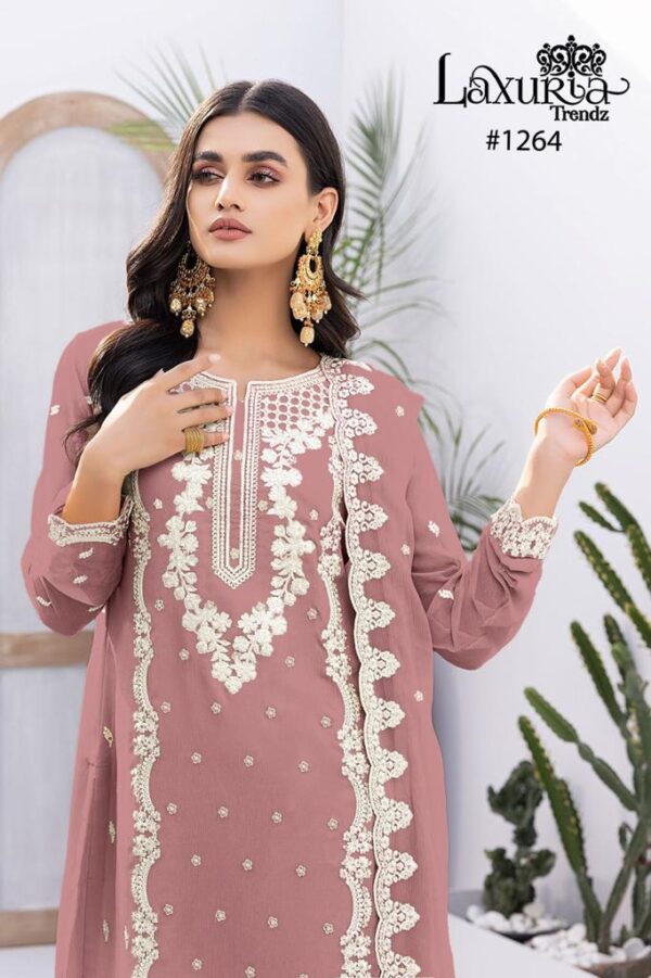 LUXURIA TRENDZ 1264 LATEST DESIGNER PAKISTANI KURTI WHOLESALE