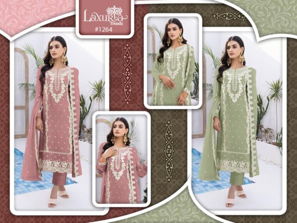 LUXURIA TRENDZ 1264 LATEST DESIGNER PAKISTANI KURTI WHOLESALE