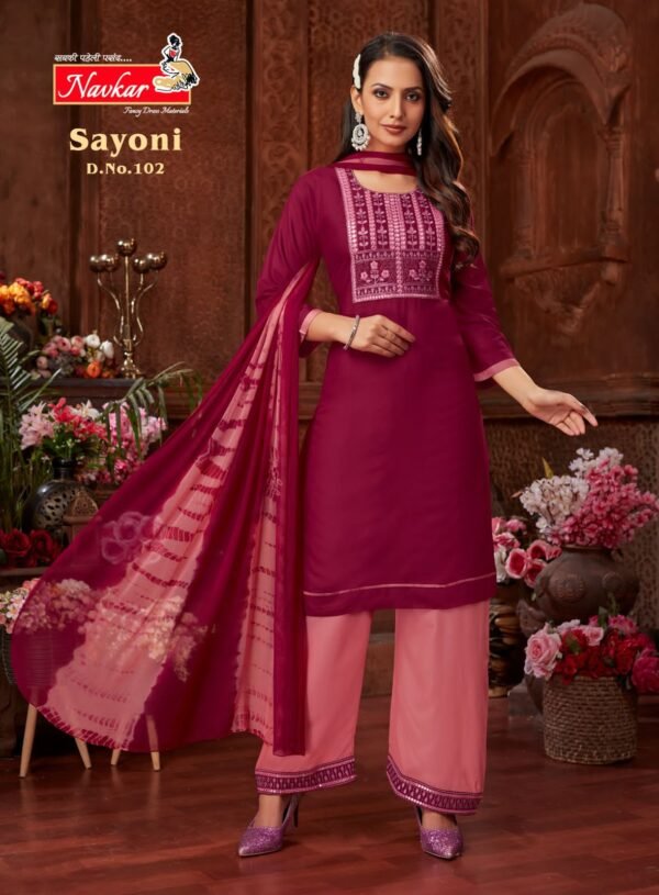 NAVKAR SAYONI READYMADE KURTI AT BEST PRICE CATALOGUE - Image 4