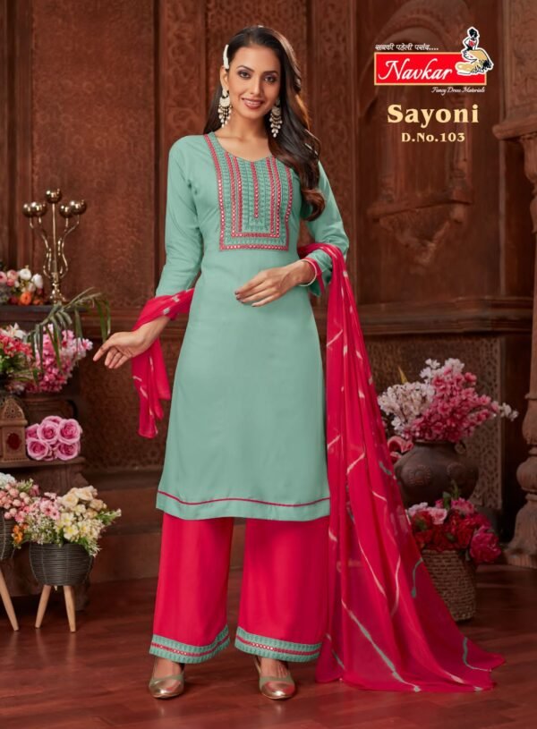 NAVKAR SAYONI READYMADE KURTI AT BEST PRICE CATALOGUE - Image 5