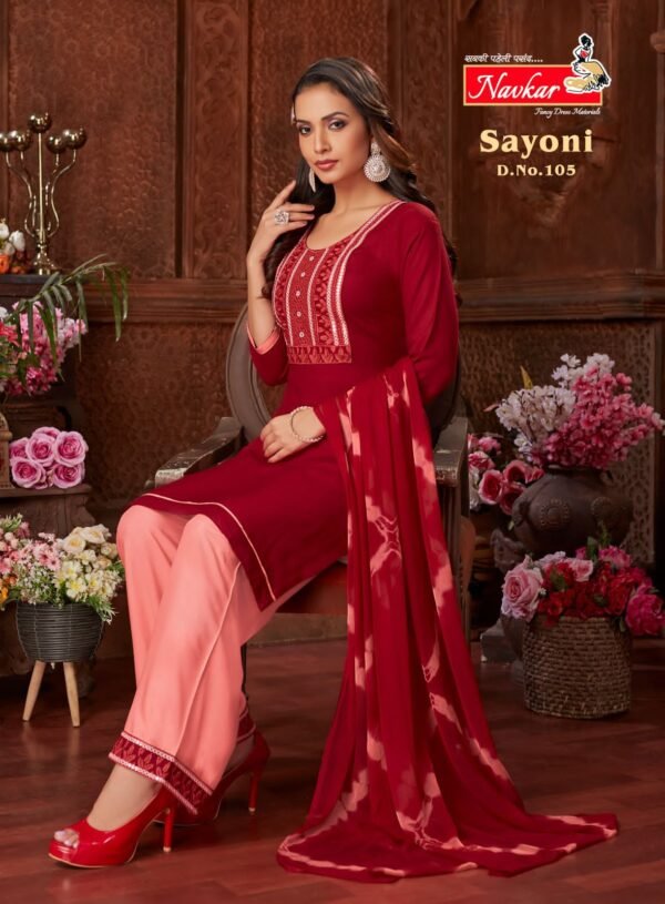 NAVKAR SAYONI READYMADE KURTI AT BEST PRICE CATALOGUE - Image 7