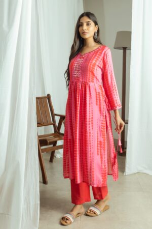 PSYNA 2072 SERIES PURE MUSLIN KURTI WITH BOTTOM WHOLESALE