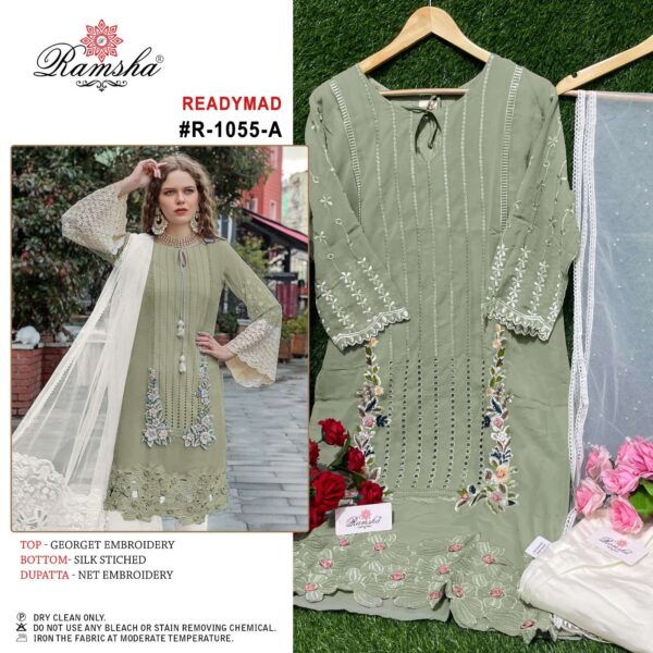 RAMSHA PRESENT 1055 NX READYMADE PAKISTANI KURTIS WHOLESALE