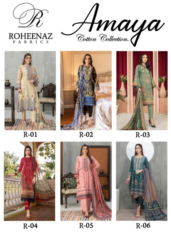 ROHEENAZ AMAYA COTTON COLLECTION SUITS MANUFACTURER