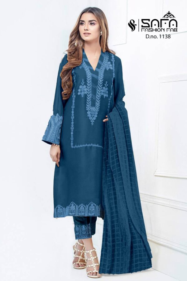 SAFA FASHION FAB 1138 READYMADE PAKISTANI KURTI NEW CATALOGUE