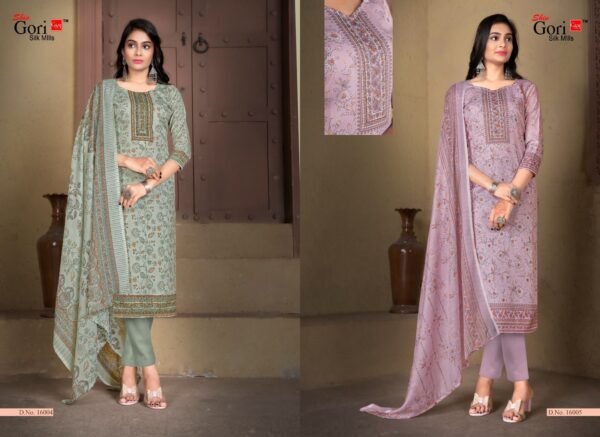 SHIV GORI PAKIZAA VOL 4 DIGITAL COLLECTION COTTON WHOLESALE SUITS ONLINE - Image 6