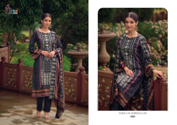 SHREE FABS BIN SAEED LAWN COLLECTION VOL 6 CATALOGUE PAKISTANI SUITS DESING