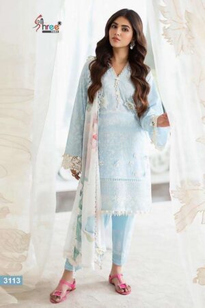 SHREE FABS SANA SAFINAZ EMBROIDERED LAWN COLLECTION VOL 2 WHOLESALE SUITS