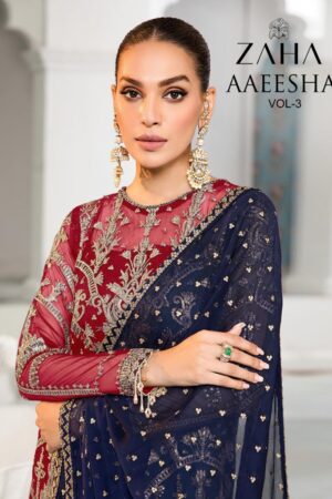 ZAHA AAEESHA VOL 3 WHOLESALE CATALOGUE SUITS ONLINE