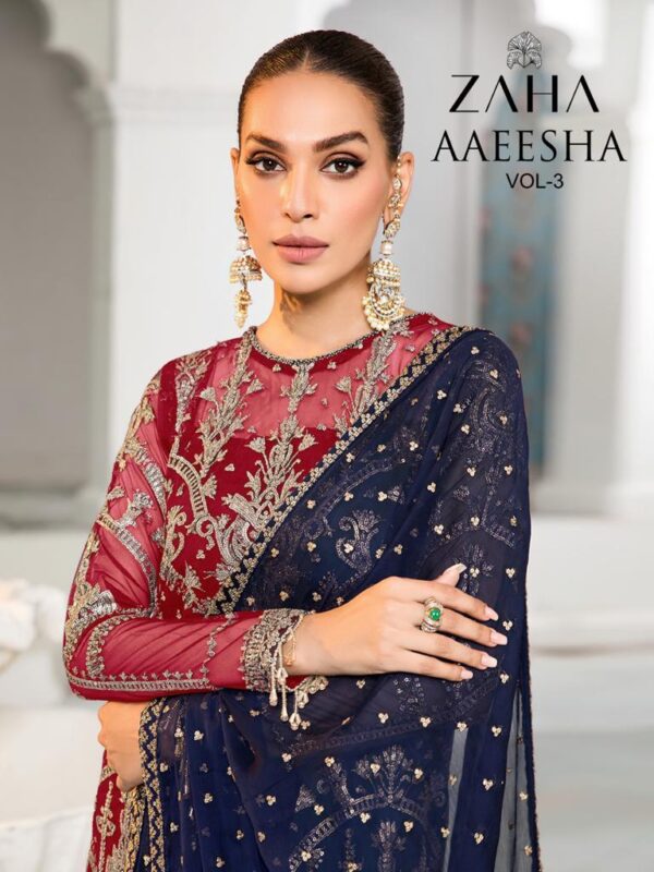 ZAHA AAEESHA VOL 3 WHOLESALE CATALOGUE SUITS ONLINE