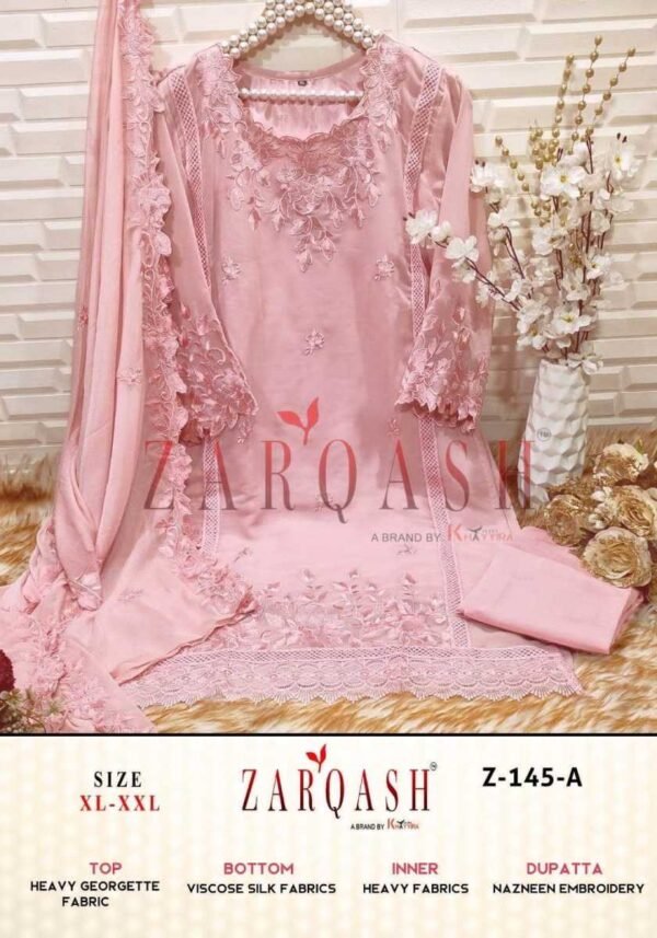 ZARQASH Z 145 READYMADE PAKISTANI KURTIS WHOLESALE