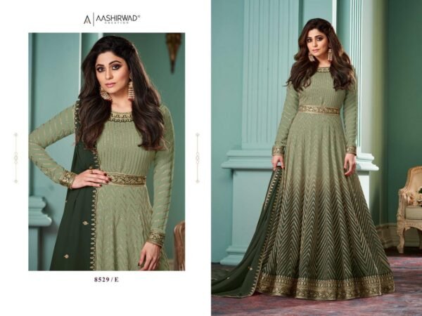 AASHIRWAD CREATION ALLIZZA SHADED GOWN WHOLESALER - Image 5