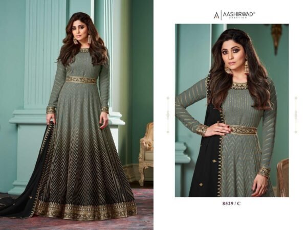 AASHIRWAD CREATION ALLIZZA SHADED GOWN WHOLESALER - Image 3