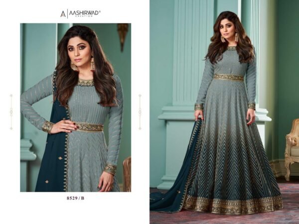 AASHIRWAD CREATION ALLIZZA SHADED GOWN WHOLESALER - Image 2