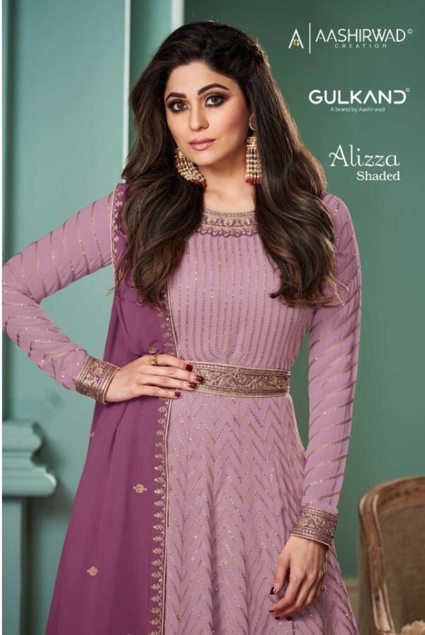 AASHIRWAD CREATION ALLIZZA SHADED GOWN WHOLESALER