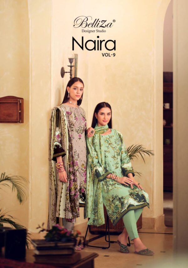 BELLIZA DESIGNER STUDIO NAIRA VOL 9 SALWAR KAMEEZ WHOLESALER