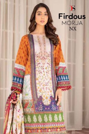 DEEPSY SUITS FIRDOUS MORJA NX 3311 TO 3317 PAKISTANI SUITS CATALOGUE