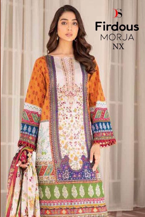 DEEPSY SUITS FIRDOUS MORJA NX 3311 TO 3317 PAKISTANI SUITS CATALOGUE