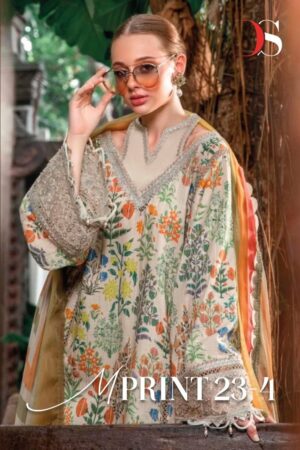 DEEPSY SUITS M PRINT 23 4 3361 TO 3368 PAKISTANI SUITS CATALOGUE