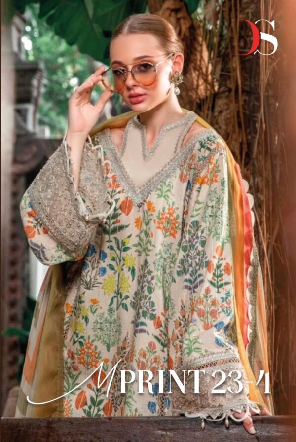 DEEPSY SUITS M PRINT 23 4 3361 TO 3368 PAKISTANI SUITS CATALOGUE